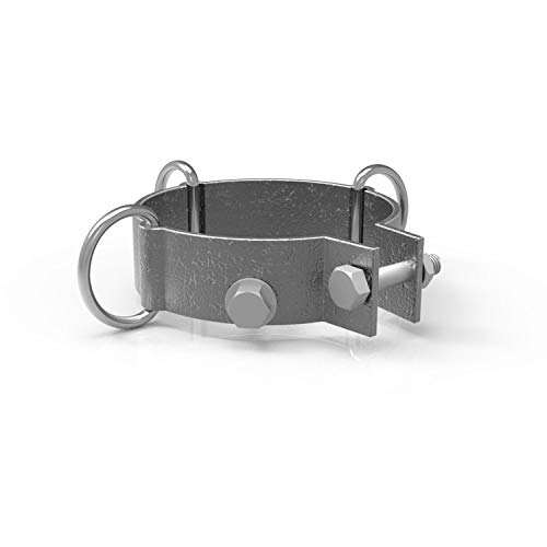 Coarbor 3-Section 10' Steel Pole Post Kit for Sun Shade Sail String Lights Canopy Tent Deck Concrete Mount 3 Inch OD