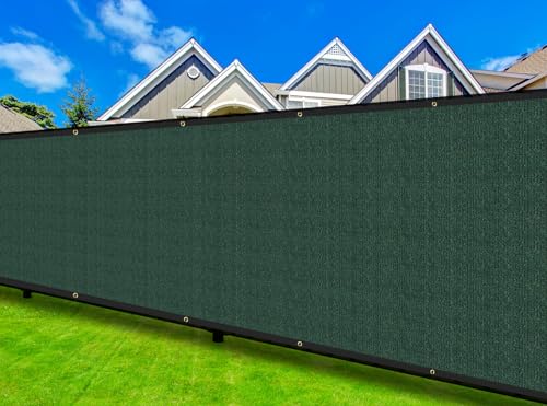 Coarbor 1FT Privacy Fence Screen Cover Mesh Blocker with Brass Grommets Heavy Duty Fencing for Outdoor Patio Deck Backyard Garden Blocking Neighbor