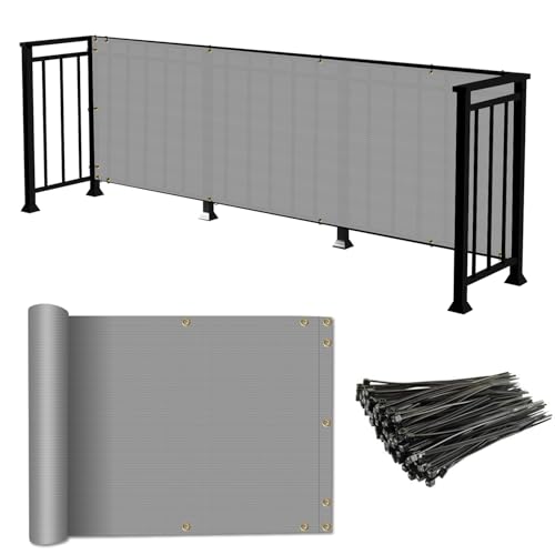 Coarbor Balcony Privacy Screen Fence Apartment Patio Privacy Screen Balcony Cover Balcony Décor 90% Blockage