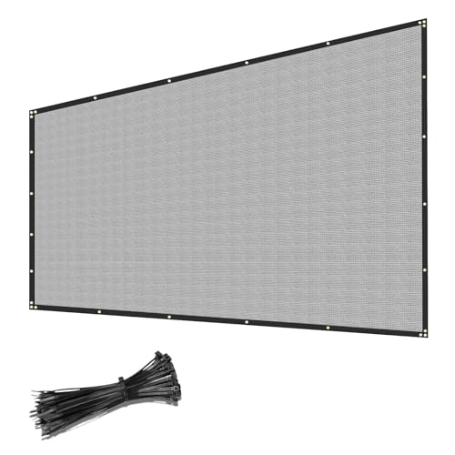 Coarbor Height Privacy Fence Screen, 130GSM Mesh with Brass Grommets for Yard, Garden, Backyard, Outdoor, NO Zip, 6FT