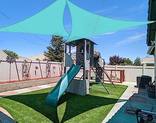 Coarbor Sun Shade Sail Right Triangle Canopy sunshine Resistant Heavy Duty Commercial Grade Outdoor Patio Carport