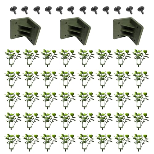 Coarbor Artificial Grass Wall Panel Boxwood Plant Wall Privacy Topiary Hedge Plant Fence Backdrop Wall for Balcony Patio Outdoor Indoor