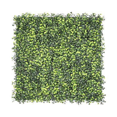 Coarbor Artificial Boxwood Fence Panel Faux Ivy Fence 20"x20"