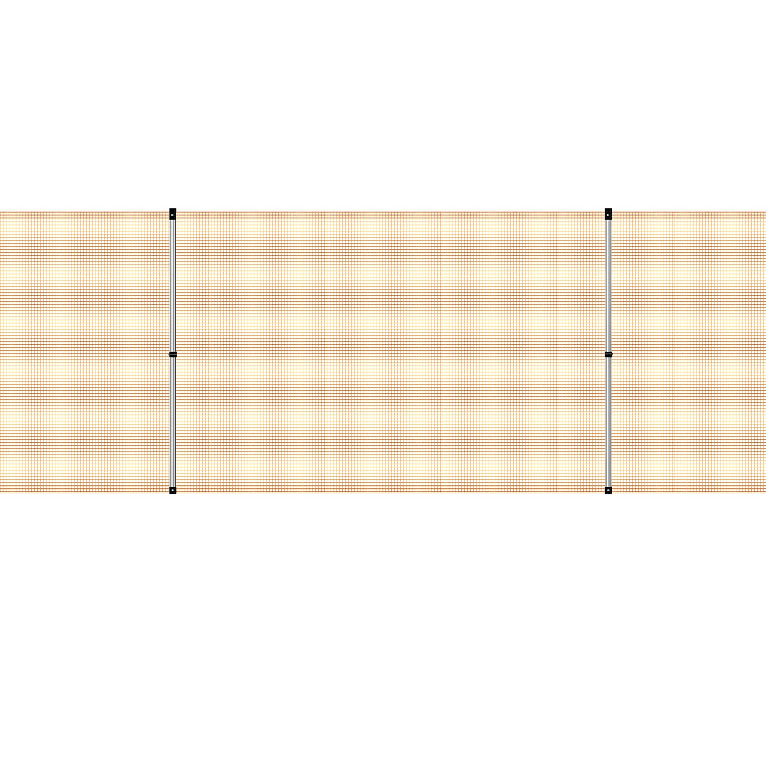 Coarbor Outdoor Backyard Garden Fence Animal Barrier Temporary Fencing for Dogs Rabbits Chickens Deck Netting Mesh