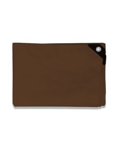 Coarbor 20' x 40' Waterproof Tarp Heavy Duty 16 Mil Multi Purpose Thick Poly Tarp Cover for Camping Patio Boat Roof Pool Tent RV Car, Brown