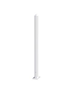 Coarbor 34.6" High PVC Posts Vinyl Picket Fence Post for Decorative Fence PVC Fence column Accessories for Yard, Dogs, Animal Barrier, Outdoor, Garden