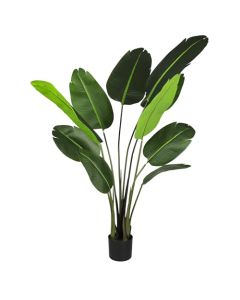 Artificial Bird of Paradise Tree with Planter Fake Plants Faux Tree Indoor for Home Decor Living Room Decor - Customizable with Item package quantity and Size