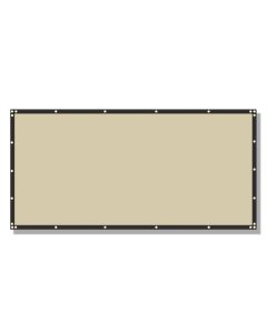SHINPORT 6'x50' Privacy Screen Fence Heavy Duty Windscreen Fencing Mesh Shade Net Cover for Outdoor Wall Backyard Patio Deck Porch, Beige