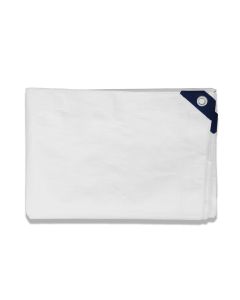 Coarbor 16' x 20' 1 Pc Waterproof Tarp High Quality Matertial 10 Mil Protect Outdoor Boat RV Pool Cover White