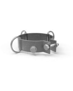 Coarbor 3" inch D-Ring Clamp Round Pole Post Clamp Bracket for Sun Shade Sail Pole Heavy-Duty Awning Canopy Support Poles