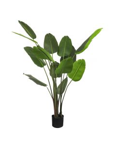 Artificial Bird of Paradise Tree with Planter 6ft Fake Plants Faux Tree Indoor for Home Decor Living Room Decor