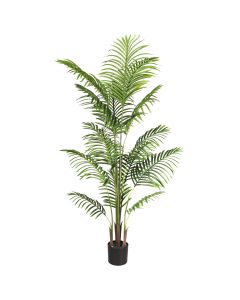 Artificial Palm Tree with Planter Fake Plants 6ft Faux Tree Indoor for Home Decor Living Room Decor