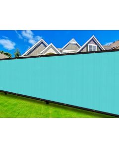 Coarbor 16'x70' Privacy Fence Screen Windscreen Fencing Mesh Shade Net Cover Heavy Duty Fencing for Patio Deck Backyard Garden Wall Privacy Blocking, Turquoise