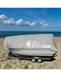 Coarbor Waterproof Tarp High Quality Matertial 10 Mil Protect Outdoor Boat RV Pool Cover Silver - Customizable with Item package quantity and Size