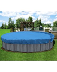 Coarbor 21' Winter Ground Pool Cover for 17' Above Ground Pools Swimming Winter Pool Cover Blue Winterizing Kit Above Ground Pool Winter Cover Tarp