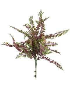 Coarbor 6 PCS Artificial Bushes Plastic Artificial Flowers Fake Outdoor Plants for Home Kitchen Party Flowers Arrangement Wedding Decorations, Purple Green