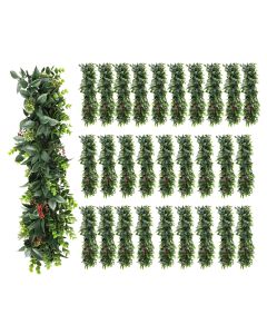 29 PCS Artificial Plant Vines Faux Plants Greenery Garland for Wedding Party Garden Home Kitchen Office Wall Decor Indoor Outdoor Decor, Green Red