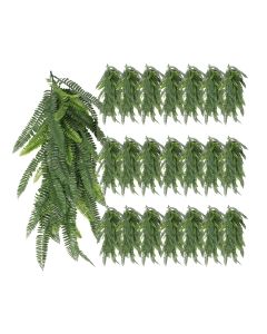 22 PCS Artificial Plant Vines Faux Plants Greenery Garland for Wedding Party Garden Home Kitchen Office Wall Decor Indoor Outdoor Decor, Fern Green